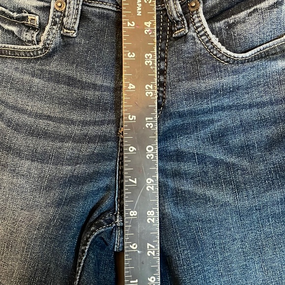 Silver Jeans Womens 2 Long The Curvy Mid Skinny Stretch Denim NEW - Picture 9 of 15